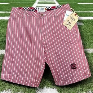 NWT Mens Old School Brand Shorts‎ SC Gamecocks Faded  Red Black Stripes